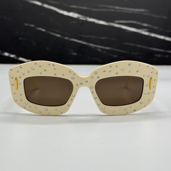 NEW LOEWE IVORY WOMEN SUNGLASSES LOEWE LW4114IS 25E main image 9